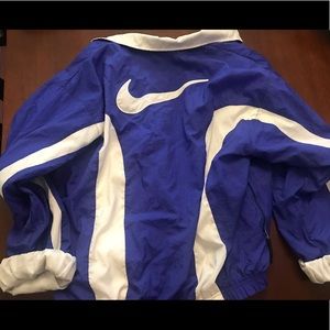 Vintage Blue Nike Wind Breaker
